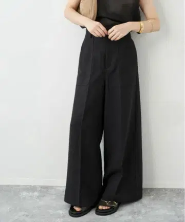 plage RIAM 린넨 라미 워크 팬츠