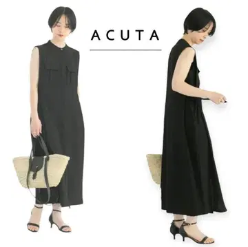 정가 14,300엔 ACUTA 사이드 벨트 베스트 원피스