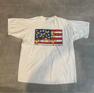 90'S USA 제작 POP SHOP 키스 해링 빈티지 사이즈 XL