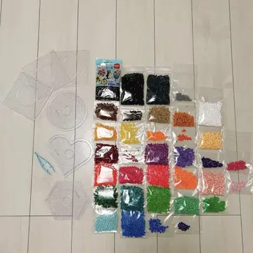 다리미 비즈 세트 (여러 색상, 플레이트 포함)