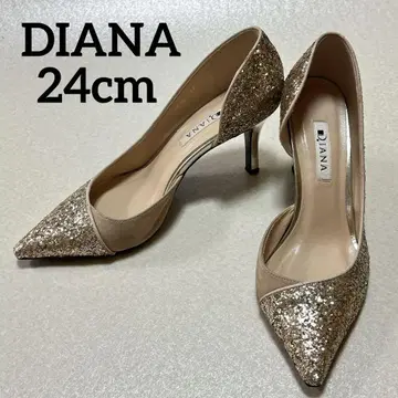 DIANA 펌프스 포인티드 토 글리터 24