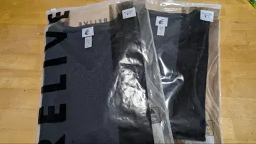 리라이브 셔츠 블랙 V넥 티셔츠 2장 세트, 덤