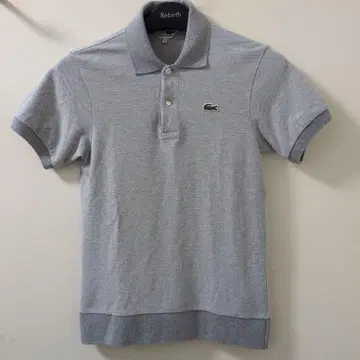 Lacoste 그레이 피케 셔츠 익스클루시브 사이즈 1 (XS 상당)