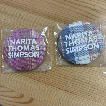 NARITA THOMAS SIMPSON 배지 2개 나리타토마스심슨