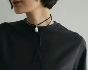 안누크 silkcord x parl necklace