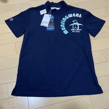 MUNSINGWEAR 네이비 폴로 셔츠 프리 사이즈