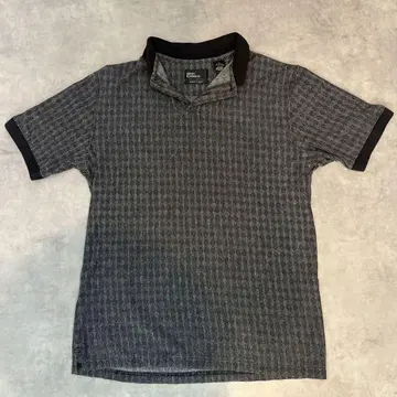 MARC EDWARDS 블랙 피케 셔츠