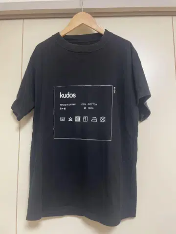kudos 세탁 표시 티셔츠 사이즈 3
