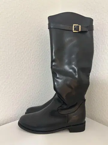 미사용 새상품 블랙 롱 부츠 24cm