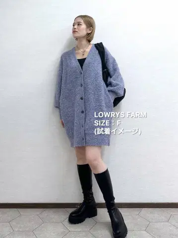 LOWRYS FARM 로우리스 2WAY 가디건 미니 원피스 완판템