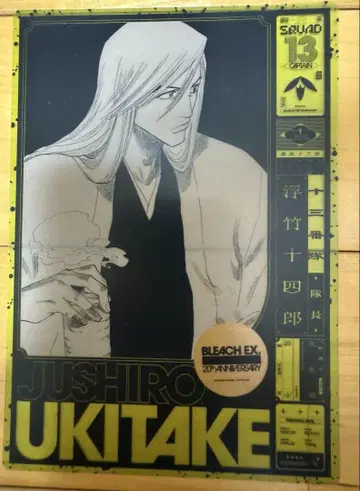 BLEACH EX. 20주년 기념 미니 클리어 파일 우키타케 쥬시로