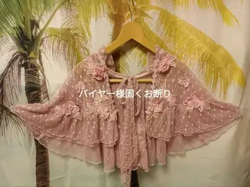 바이어님께서는 정중히 사절합니다. 아틀리에 마리코 꽃 모티브 볼레로