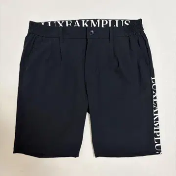 LUXEAKMPLUS 골프 남성용 하프 팬츠 블랙 스트레치 XL