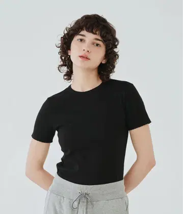 새상품 쁘띠 바토 포원 코트 크루넥 셔츠 블랙 XS