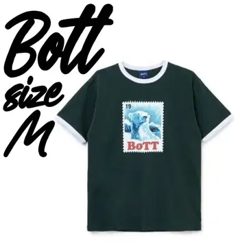 BoTT Bear Stamp Ringer Tee 그린 M