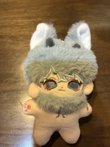무속성 옷 갈아입기 봉제 인형 10cm 늑대