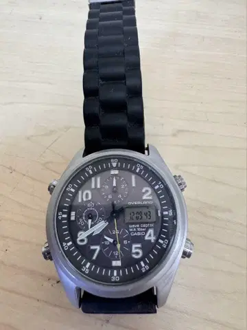 k301 CASIO OVERLAND 전파 솔라 OVW-500BJ