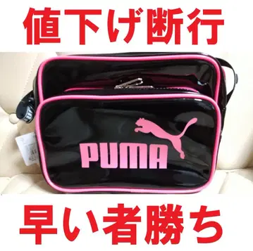 미사용 새상품 택 포함 PUMA 푸마 에나멜 백 숄더백