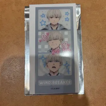 WIND BREAKER 헤이세이 프린트 씰풍 클리어 카드 컬렉션 카지 렌