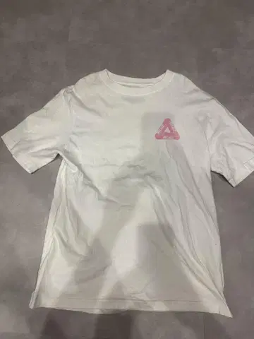 [하자품] PALACE 화이트 티셔츠 L