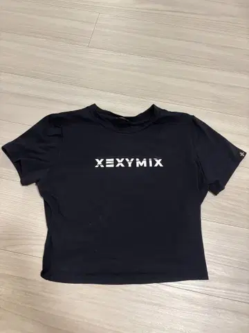 XEXYMIX 블랙 반팔 티셔츠 XL