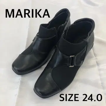 미사용급 MARIKA 블랙 부츠 24.0