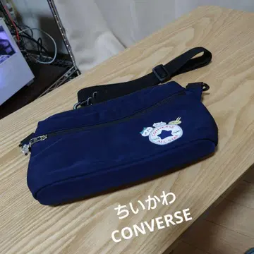 치이카와 (먼작귀) 컨버스 숄더백 네이비 파우치 하치와레 토끼