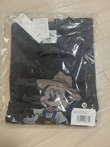 [새상품] 히라이 다이 x Mickey Mouse 콜라보 T셔츠 M 블랙