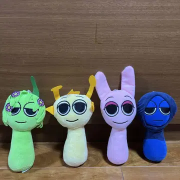 스플랭키 봉제 인형 4체 세트