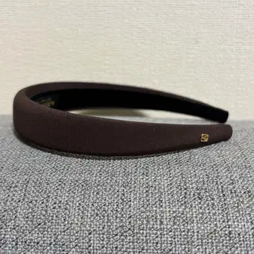 ALEXANDRE DE PARIS 헤어밴드 25mm 브라운