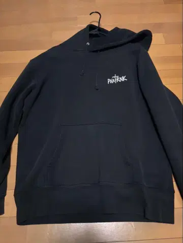 PHARNK 블랙 후드티 L 사이즈