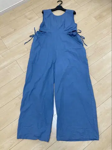 mystic 파랑 살로펫 오버롤 올인원 백산