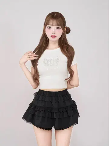 darich 샤이니 DD 로고 컴팩트 티셔츠 화이트