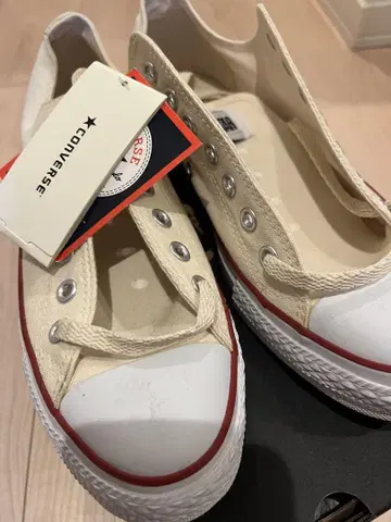 [미사용] 컨버스 올스타 로우 화이트 27cm