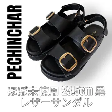 PECHINCHAR 페신샤 23.5cm 블랙 샌들 가죽