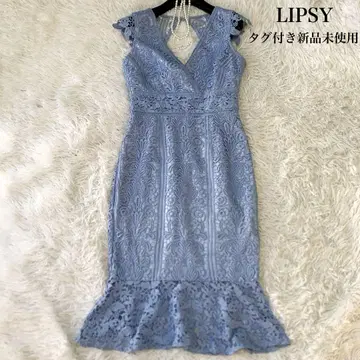 LIPSY 플라워 레이스 머메이드 롱 드레스 원피스 미사용 새상품