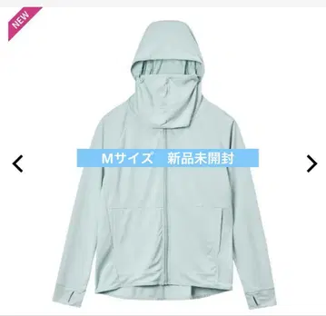 워크맨 쿨 UV 페이스 가드 후드티 M 민트