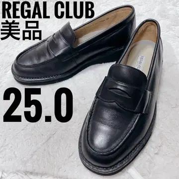 REGAL CLUB 블랙 코인 로퍼 25.0cm 비브람 밑창