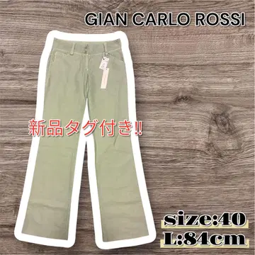 새상품 GIAN CARLO ROSSI 컬러 부츠컷 팬츠