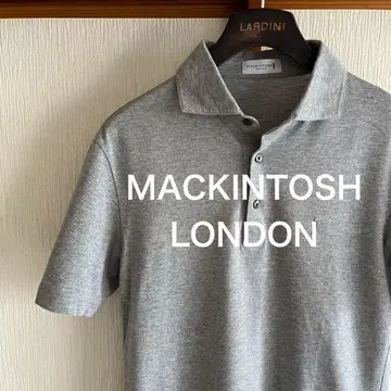 [컨디션 최상] MACKINTOSH LONDON 카노코 피케 셔츠 그레이