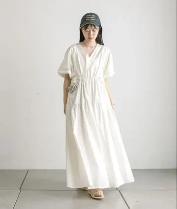 드로스트 개더 원피스