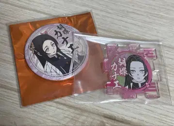 귀멸의 칼날 44mm 제비뽑기 캔뱃지 리시편 나비 카나에 퍼즐 컬렉션