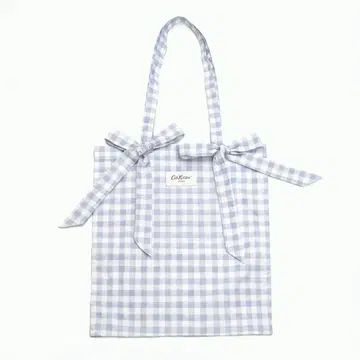 캐스키드슨 리본 토트백 깅엄 Painted Gingham