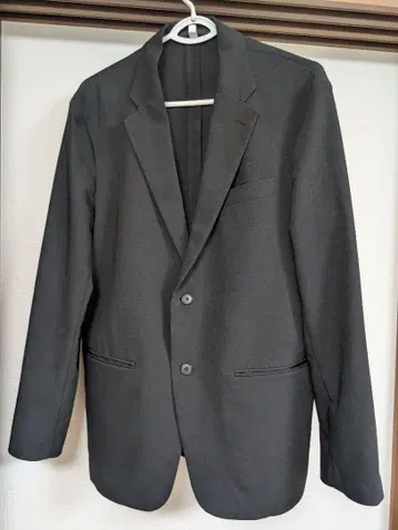 UNIQLO 감동 자켓 블랙 코튼 라이크