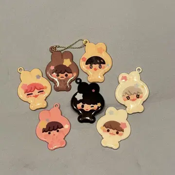 다님 키링 토끼 키링 nctdream
