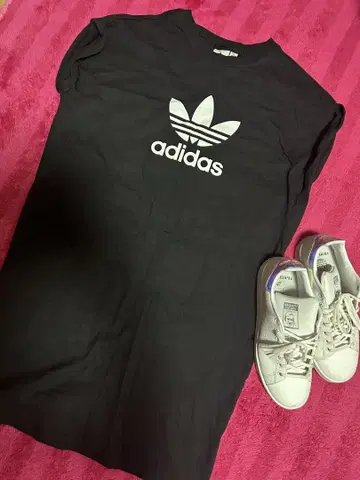 adidas 슬리브리스 미니 원피스