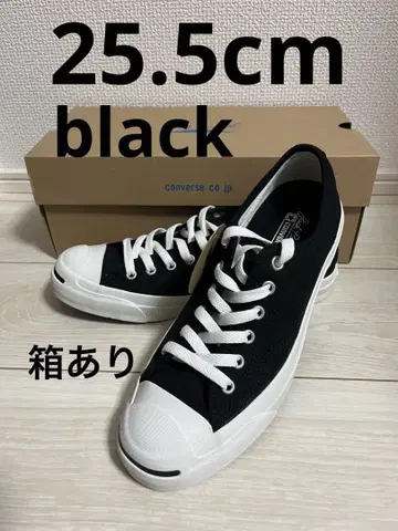 [ 새상품 박스 포함 ] 25.5cm 블랙 컨버스 잭 파셀 캔버스