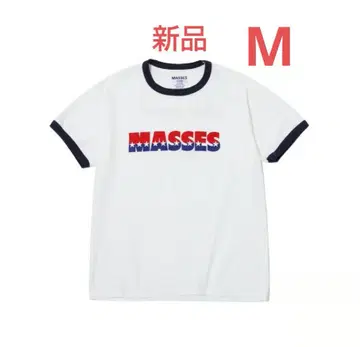 MASSES RINGER T-SHIRT STAR 화이트 텐더로인