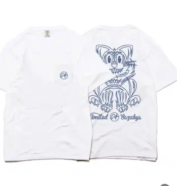 미개봉 새상품 04 limitedSazabys 고양이 티셔츠