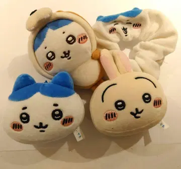 치이카와 봉제 인형/마스코트 세트 (스크런치 포함)
